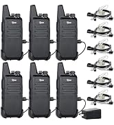 TIDRADIO TD-M8s Walkie Talkies for Adults Long Range Two Way Radio, License-Free FRS VOX Radios W...