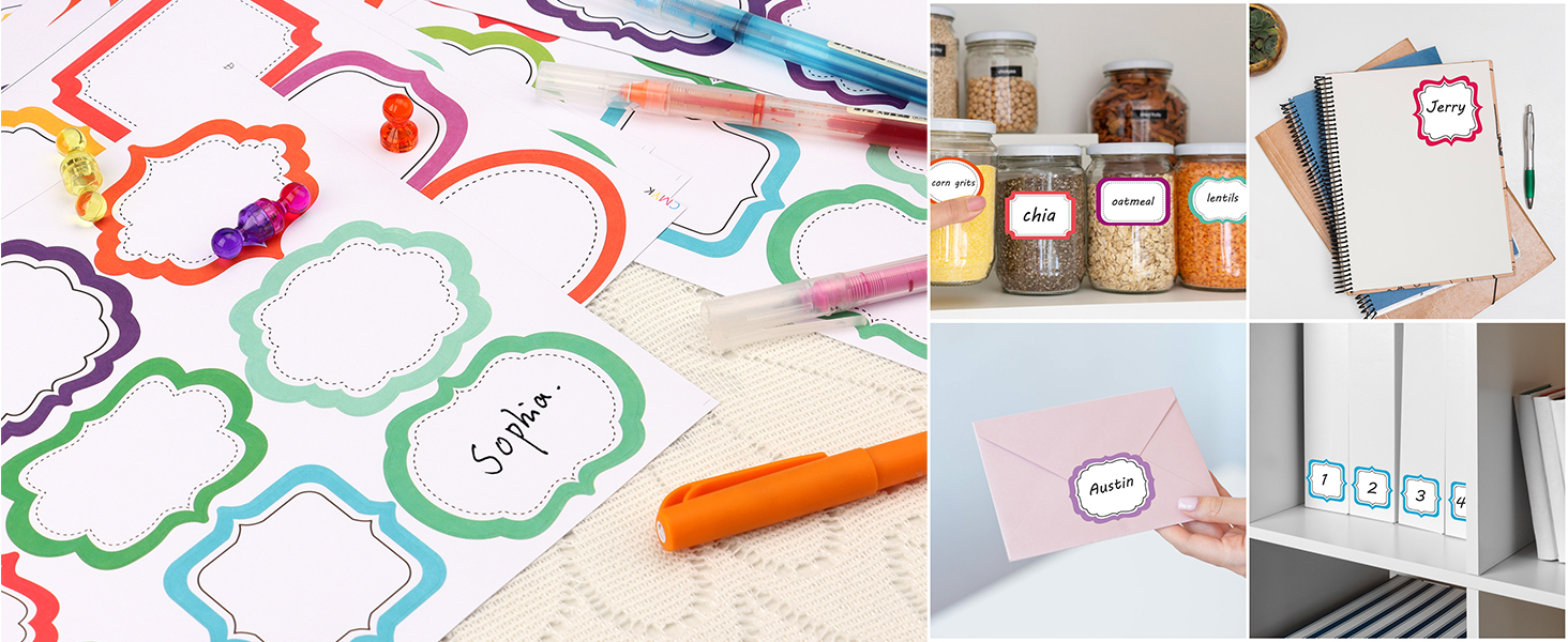 name tag adhesive labels