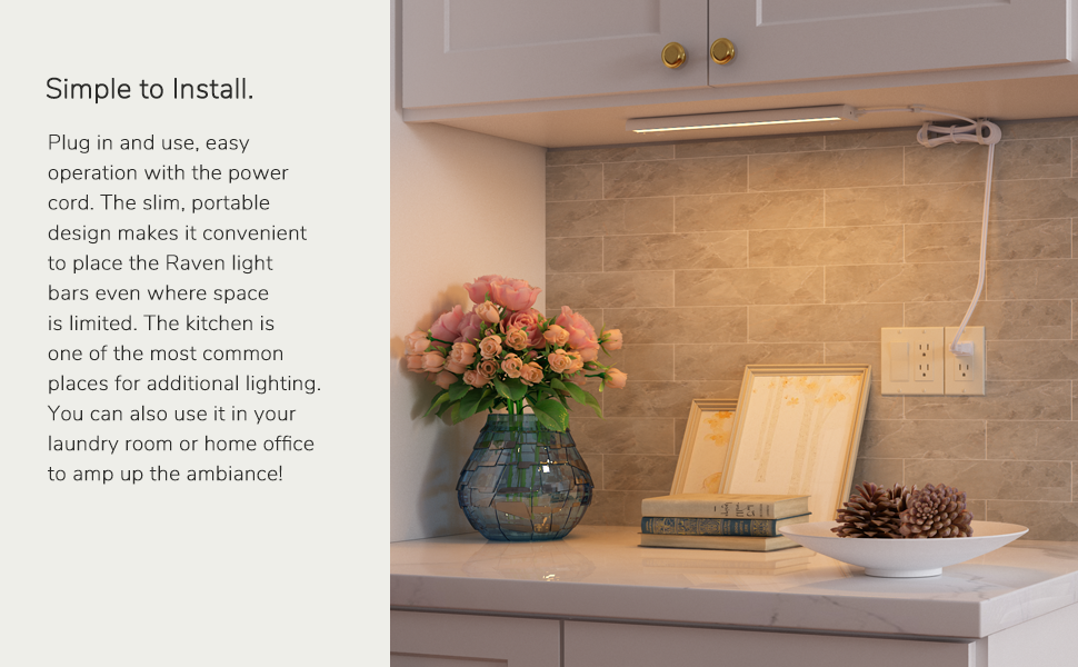 inkable warm bright white cabinetry kitchen pivoting swivel Inlight getinlight get in light