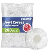 MAQIHAN 200 Bowl Covers Bread Proofing - Medium Plastic Wrap Food Sourdough Bread Baking Bread Ri...
