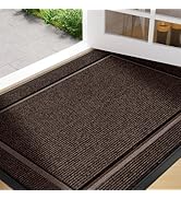 Front Door Mat Outside Entrance Indoor Doormat, 32" x 20" Outdoor Mats for Patio Waterproof, Outd...
