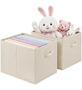 ShellKingdom Storage Bins, Foldable Fabric Storage Cube, 13X15X13 INCH | Cloth Storage Organizer ...