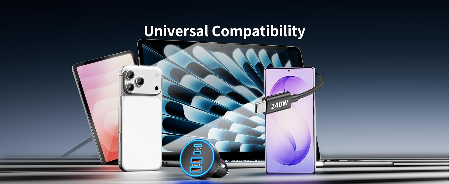 usbc car charger fast charging