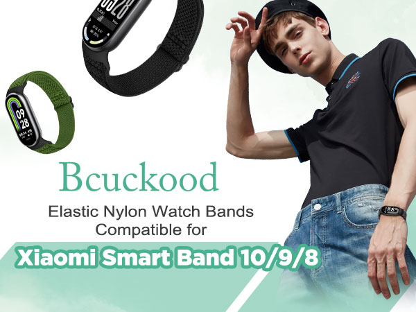 Xiaomi mi band 10/9/8 elastic watch band