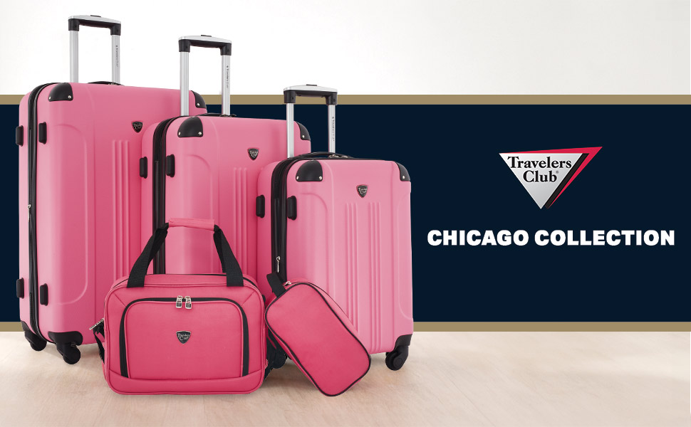 travelers club, carry-on, luggage, lightweight, 360 spinners, mobility, fashion, expandable, easy