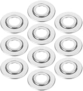 Uonlytech 10pcs Fire Sprinkler Cover Plate 3/4 Inch Sprinkler Escutcheon Replacement Cover Silver