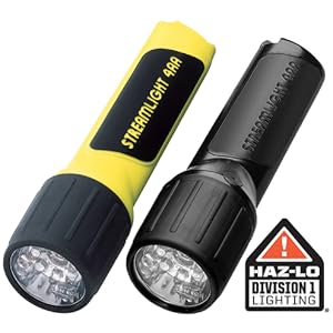 Streamlight 4AA alkaline battery powered multiple LED flashlight ProPolymer handheld illumination