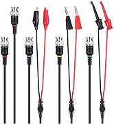 Proster BNC Test Leads Kit - BNC Male to Dual Alligator Clip Test Leads, BNC Male to Dual Test Ho...