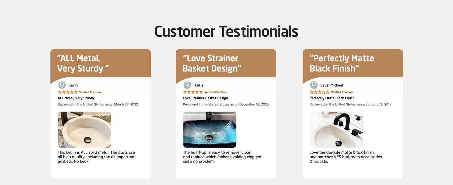 Customer Testimonials