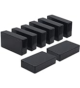 Zulkit 8 Packs Project Boxes ABS Plastic Electrical Project Case Power Junction Box Black 3.94 x ...
