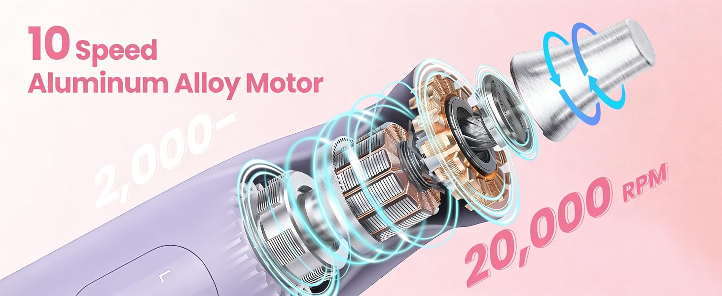 10 Speed Aluminum Alloy Motor