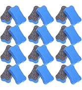 OSALADI 24-Piece Bone-Shaped Dry Erase Erasers EVA Felt Cloth Whiteboard Cleaners for Classroom a...