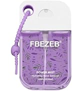 FBEZEB Power Mist Hydrating Hand Sanitizer with Cute Keychain, Portable Power Mist Hydrating Spra...