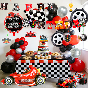 racing birthday party supplies