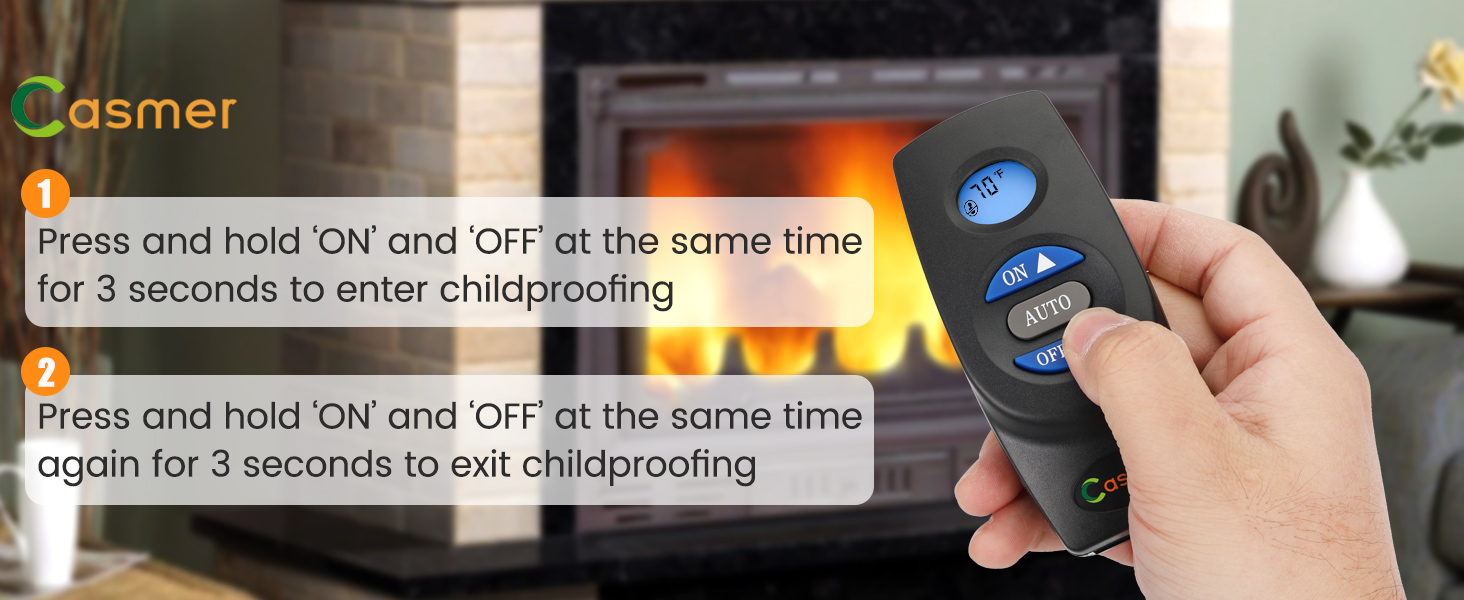 gas fireplace remote control kit