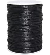 FQTANJU 2mm x 100 Yards Premium Quality Rattail Nylon Satin Cord Roll, Kumihimo Rattail,Chinese K...
