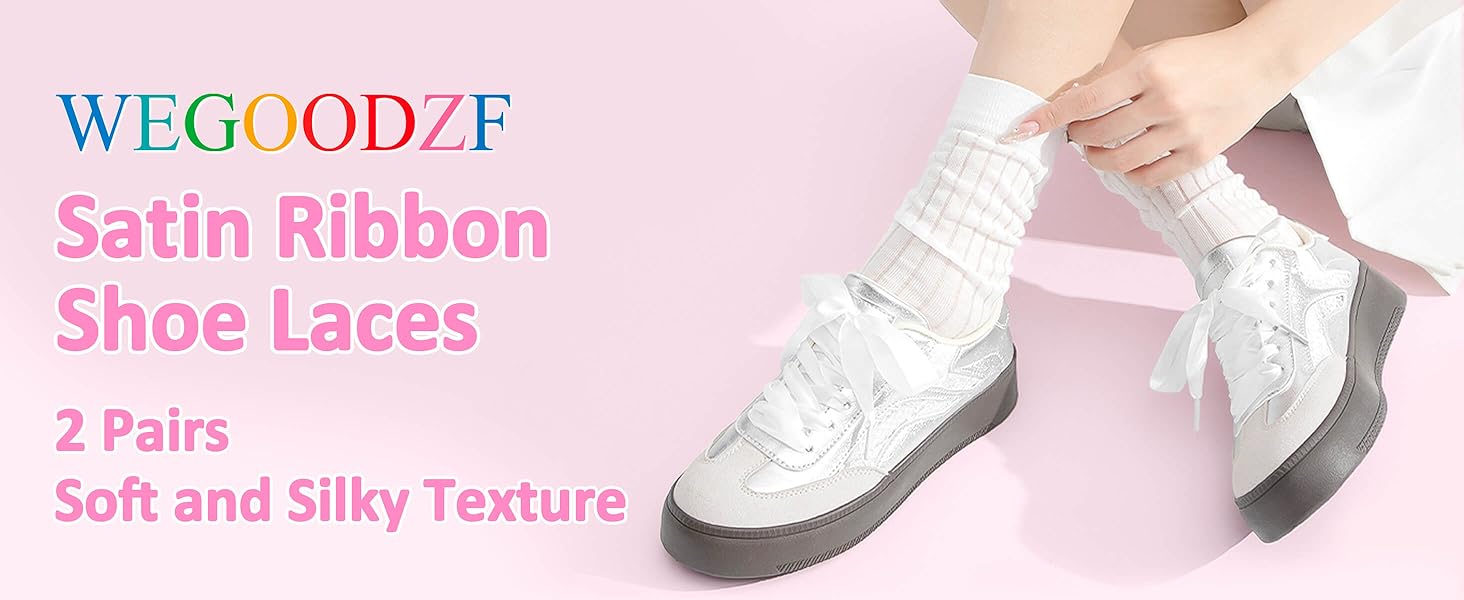 ribbon shoe laces women