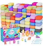 ARTPAR Air Dry Clay for Kids,160 Colors Modeling Magic Clay DIY Crafts Kit | Molding Clay Kit Wit...