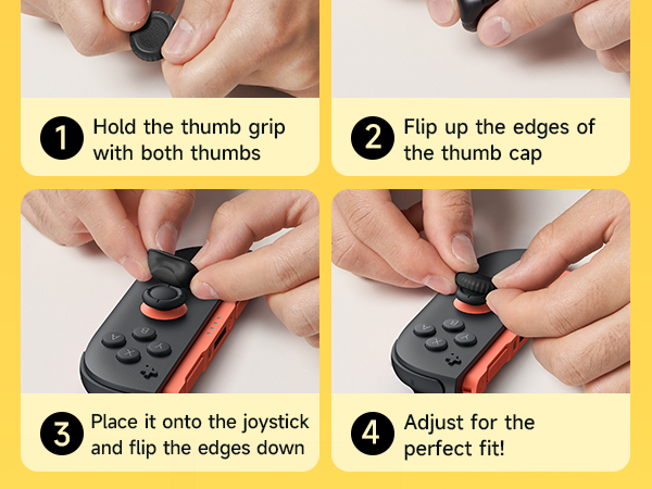 JSAUX Thumb Grips for Nintendo Switch 2