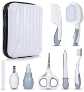 Little Angel Baby Healthcare and Grooming Kit, Safety Newborn Nursery Care Set, with Hair Brush C...