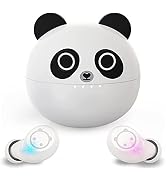 AMAFACE Panda Wireless Earbuds, Bluetooth Earbuds with Microphone- 32H Playtime, 3D Stereo,Waterp...