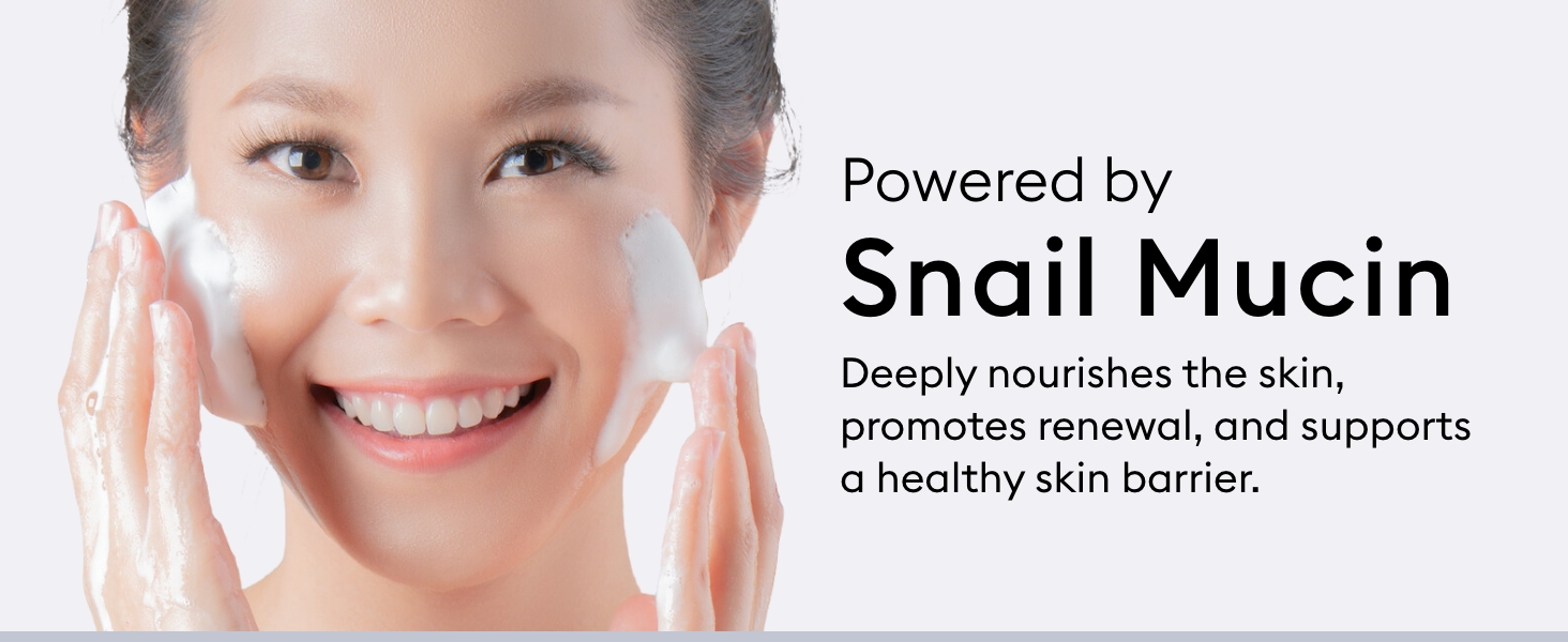 Snail mucin cleanser