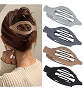 Canitor Flat Hair Clips for Women Flat Claw Clips for Thick Thin Hair French Clips for Girls Hair...