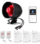 WiFi Alarm Home Security System, Wireless Alarm System with Loud 120dB Window Door Alarms Sensor,...