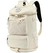 Gym Duffle Bag Backpack 4-Way Waterproof with Shoes Compartment for travel Sport Hiking laptop (S...