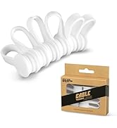 Xuuza Silicone Magnetic Cable Ties, Reusable Cord Ties Twist Ties Wire Management For USB Chargin...