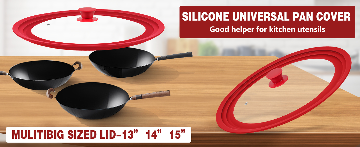 Silicone pot lid