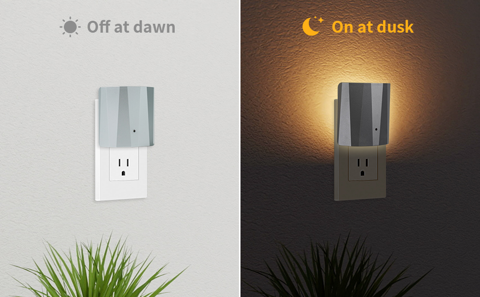 Dawn to Dusk Night Light Plug Into Wall