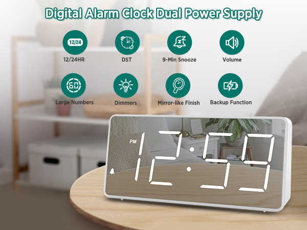 peakeep battery powered clock
