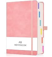 EUSOAR Lined Notebook Journal, 360 Pages A5 5.5