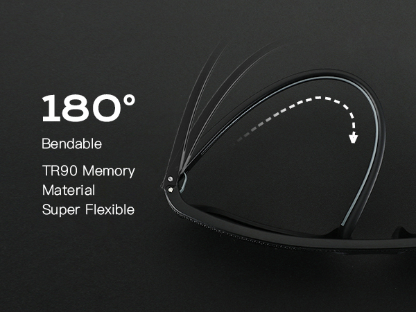 flexible TR90 sunglasses