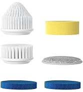 Swyprrix Electric Spin Scrubber Replacement Brush Heads, 6 Pcs Set for Bathtub/Kitchen/Window/Hom...