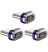 EndlesShine 16-Pin Magnetic USB C Tips 3Pack, 240W PD Fast Charging, Breakaway Connector for Port...