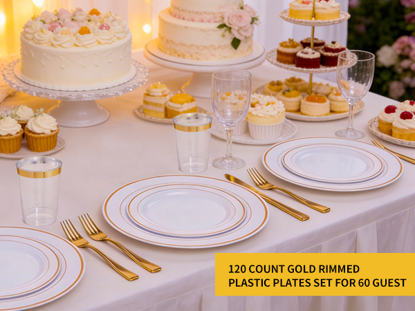 set for 60 guests