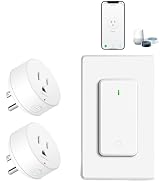 WiFi Smart Outlet Plug with Remote,GreenCycle 2 Electric Smart Plug with Remote,Compatible with A...