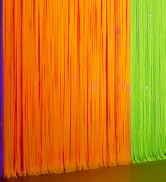 Mega-L Glow in The Dark Party Supplies, 3 Pack Neon Party Decorations 9.9 x 6.6 ft Fluorescent Ma...