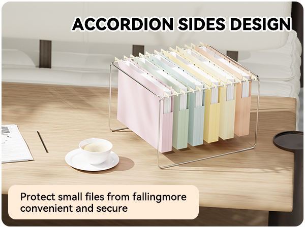 Morandi color hanging file folders 1 inch expansion