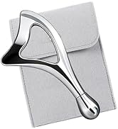 Gua Sha Facial Tools with Eye Roller, Facial Massage Tool for Face Sculpting Daily Beauty Routine...