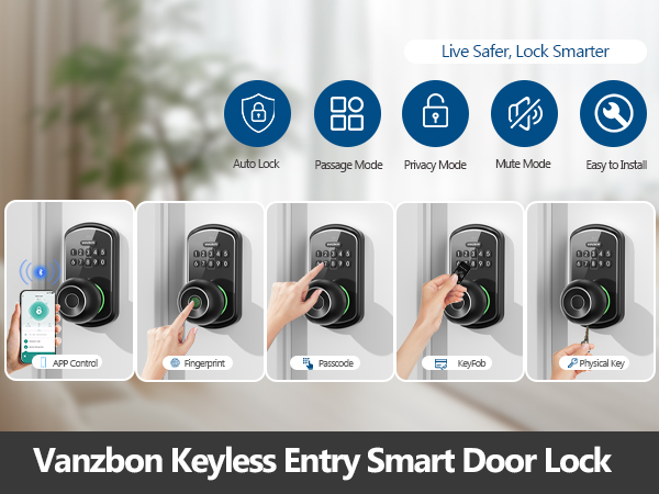 keyless entry door lock