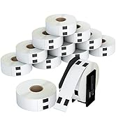 Anylabel Compatible 1-1/7" x 3-1/2" Standard Address Barcode Labels Replacement for DK-1201 Compa...