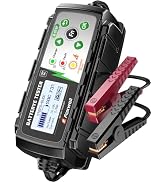 FOXWELL BC521: 12V Car Battery Charger with Tester, 5A Smart 4-in-1 Battery Maintainer, Test