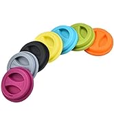 Coffee Mug Lids, KSENDALO Thicker Eco Reusable Silicone Travel Mug Lids(3.15"Inner Diameter,3.43"...