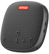 AIRHUG Conference Speaker and Microphone, Bluetooth Speakerphone with 360° Voice Pickup, Advanced...