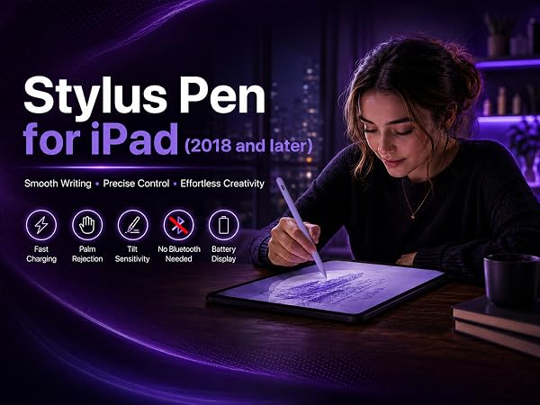 Stylus pen for ipad 2018 and later