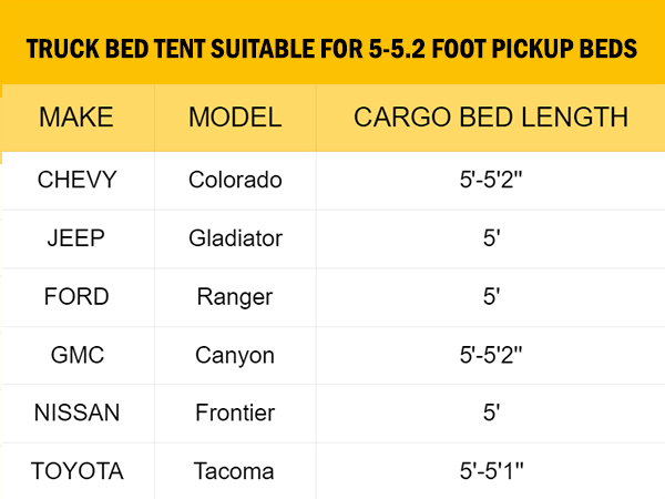 Pickup Truck Tent
