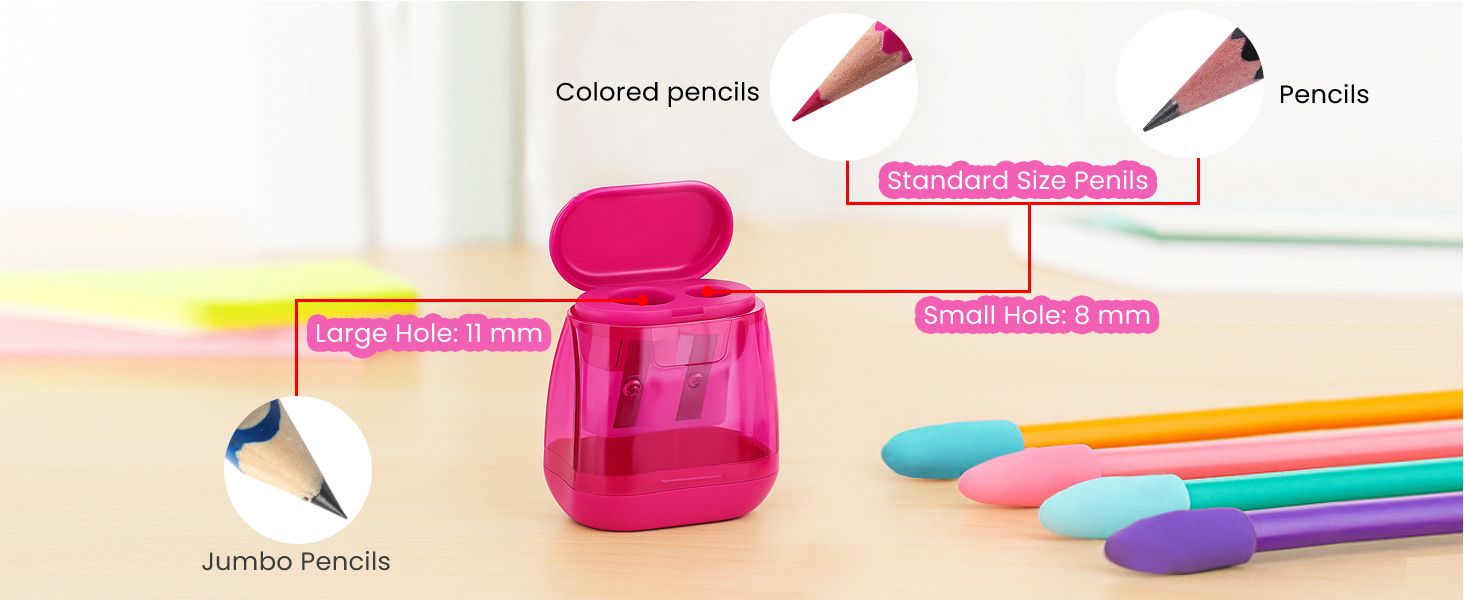 sharpener for colored pencils